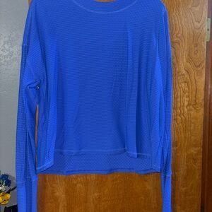 CALIA by Carrie Underwood Vibrant Blue Long Sleeve Tee